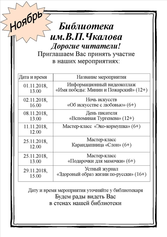 Ночь в музее план мероприятий
