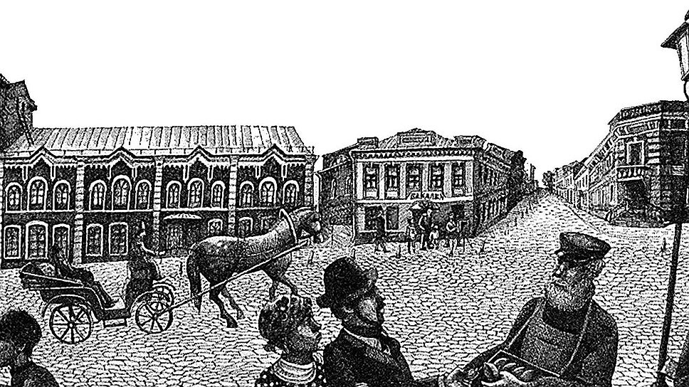 Встает купец идет разносчик на биржу тянется извозчик схема предложения