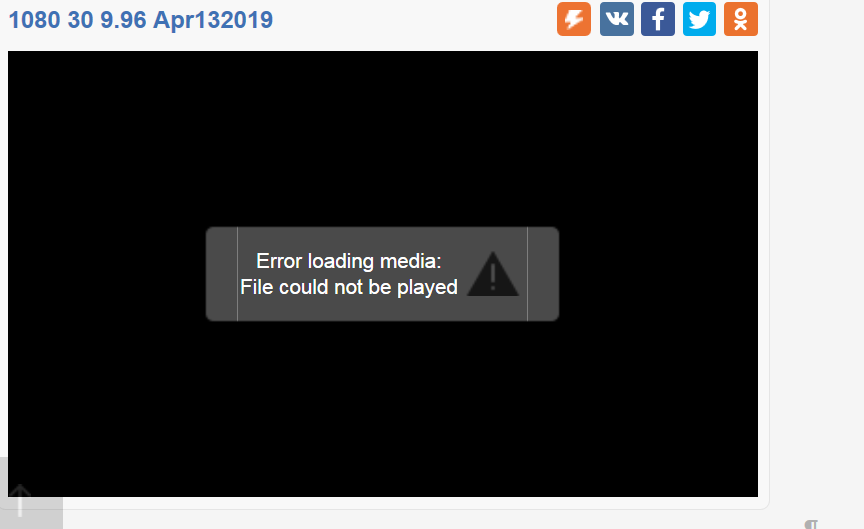 Openload Media Could Not Be Loaded