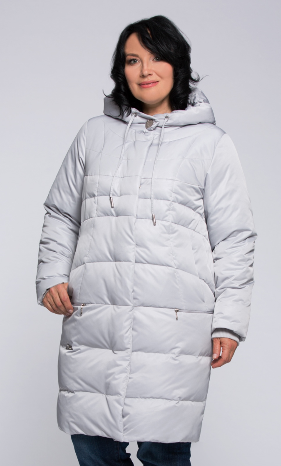 Купить Теплый Пуховик Большого Размера Женский