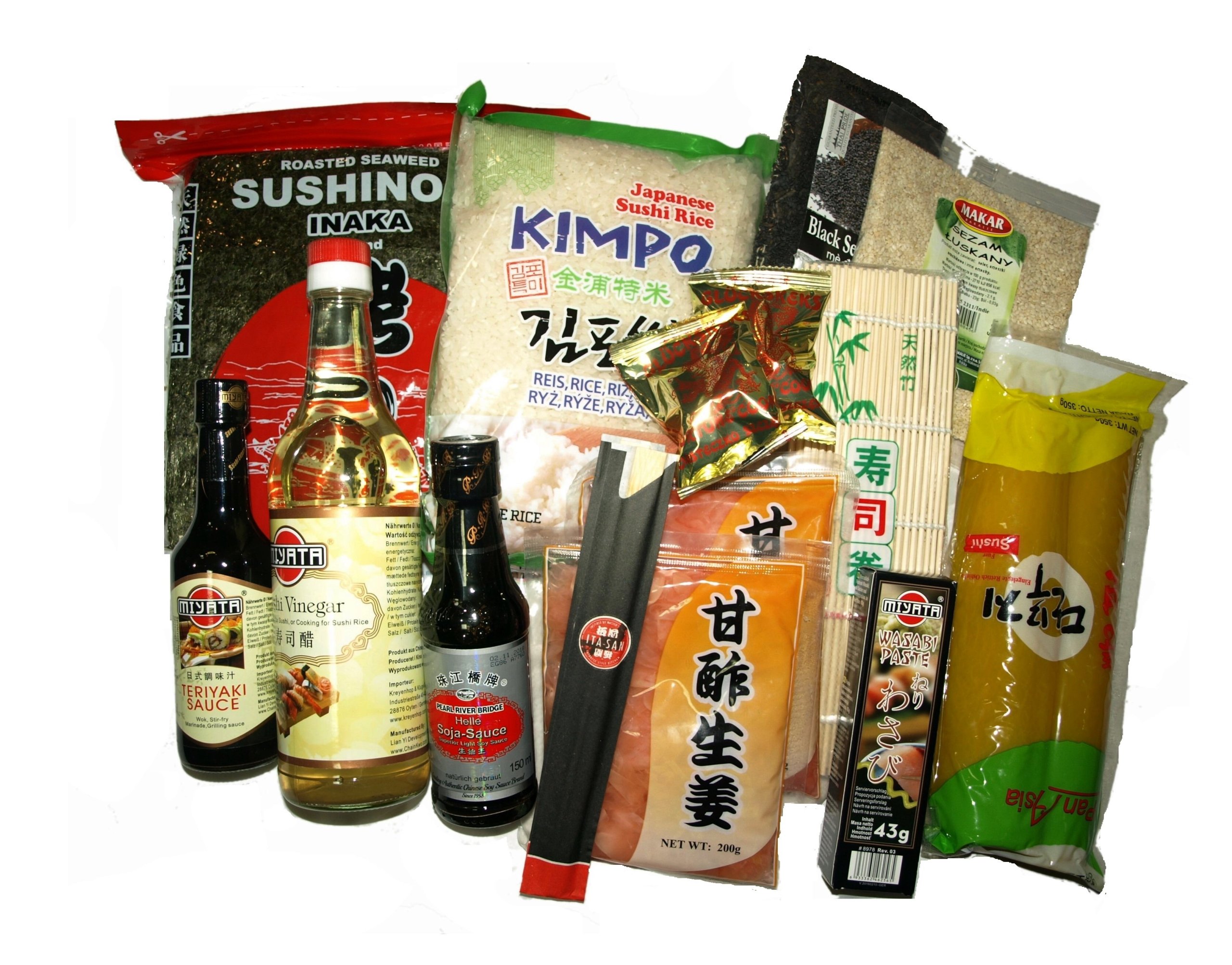 Купить японский сайт. Продукты для японских роллов. Набор ингредиентов для суши. Набор продуктов суши. Набор продуктов для японской кухни.