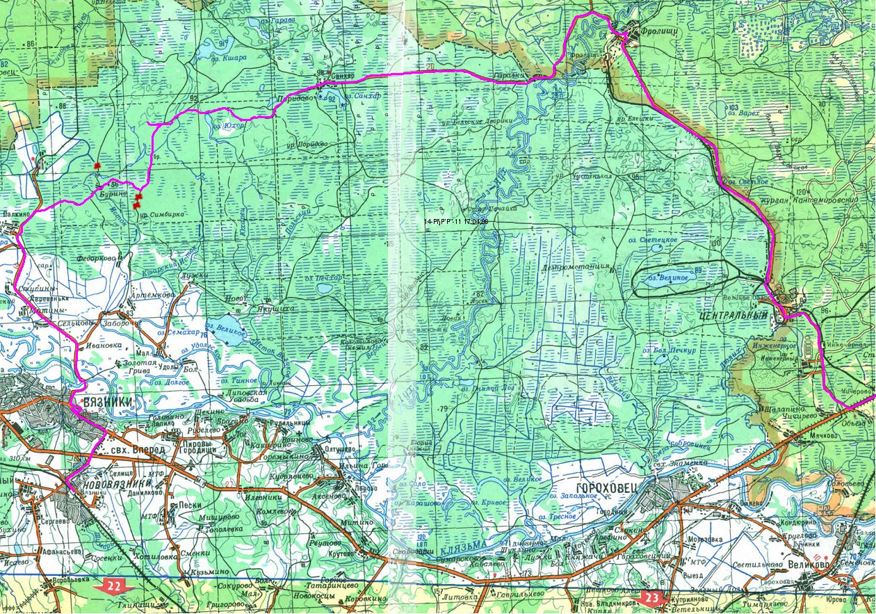 Карта фролищи нижегородская область