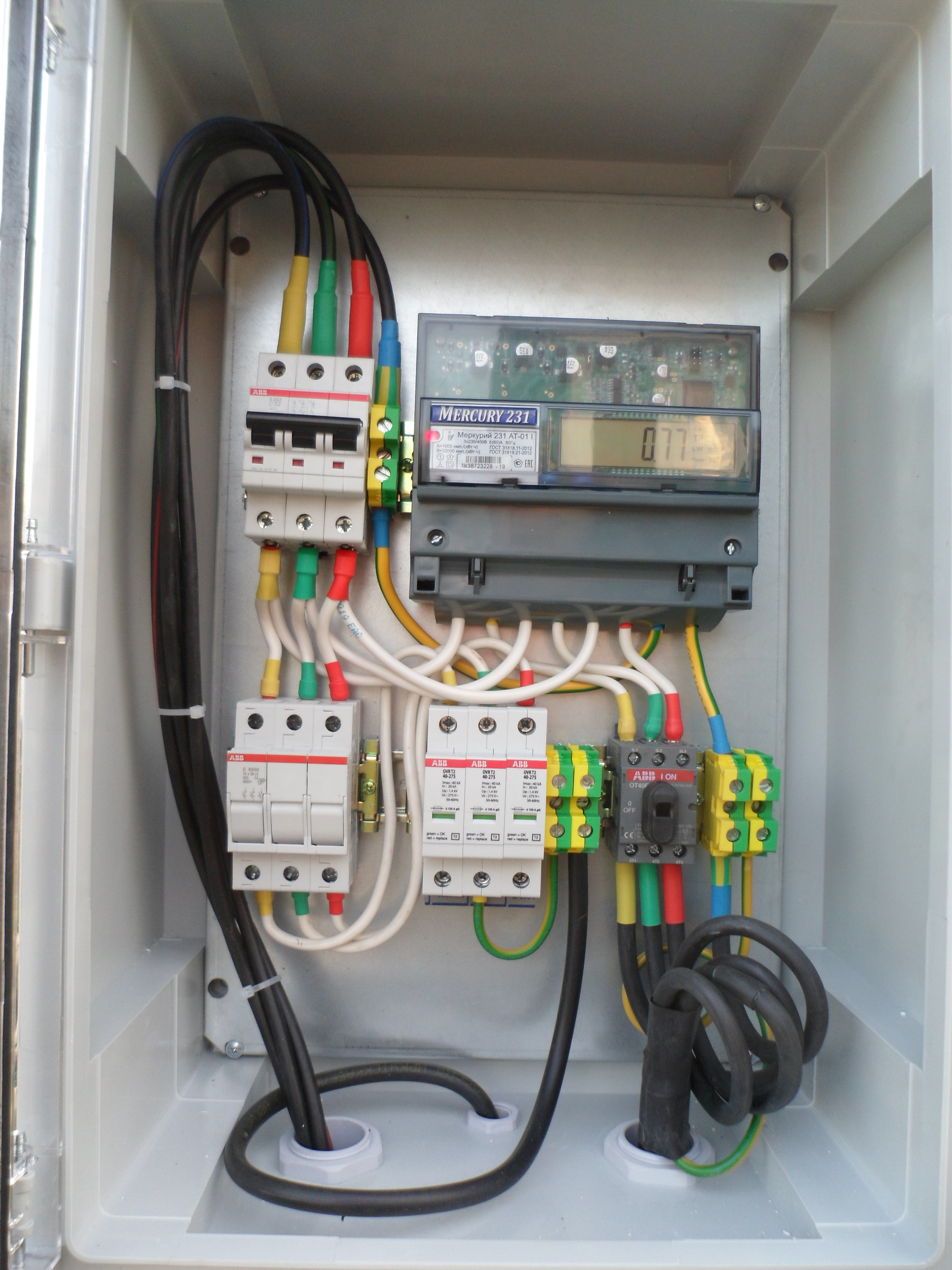 Вру на столбе для частного дома