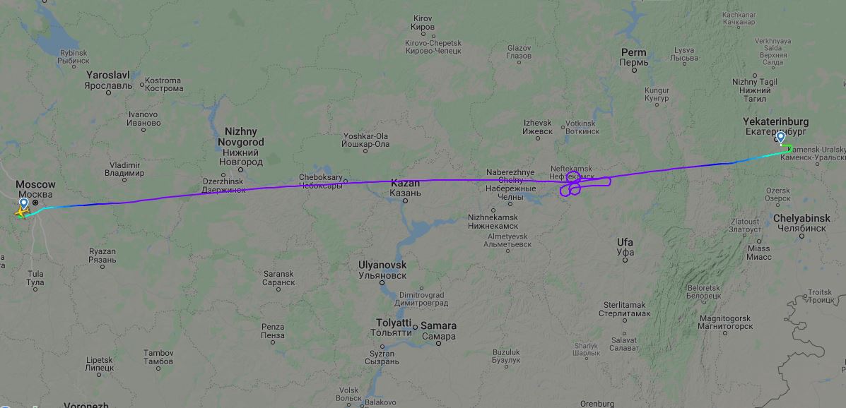 В поддержку дзюбы самолет нарисовал