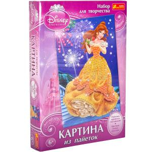 Картина из пайеток принцесса