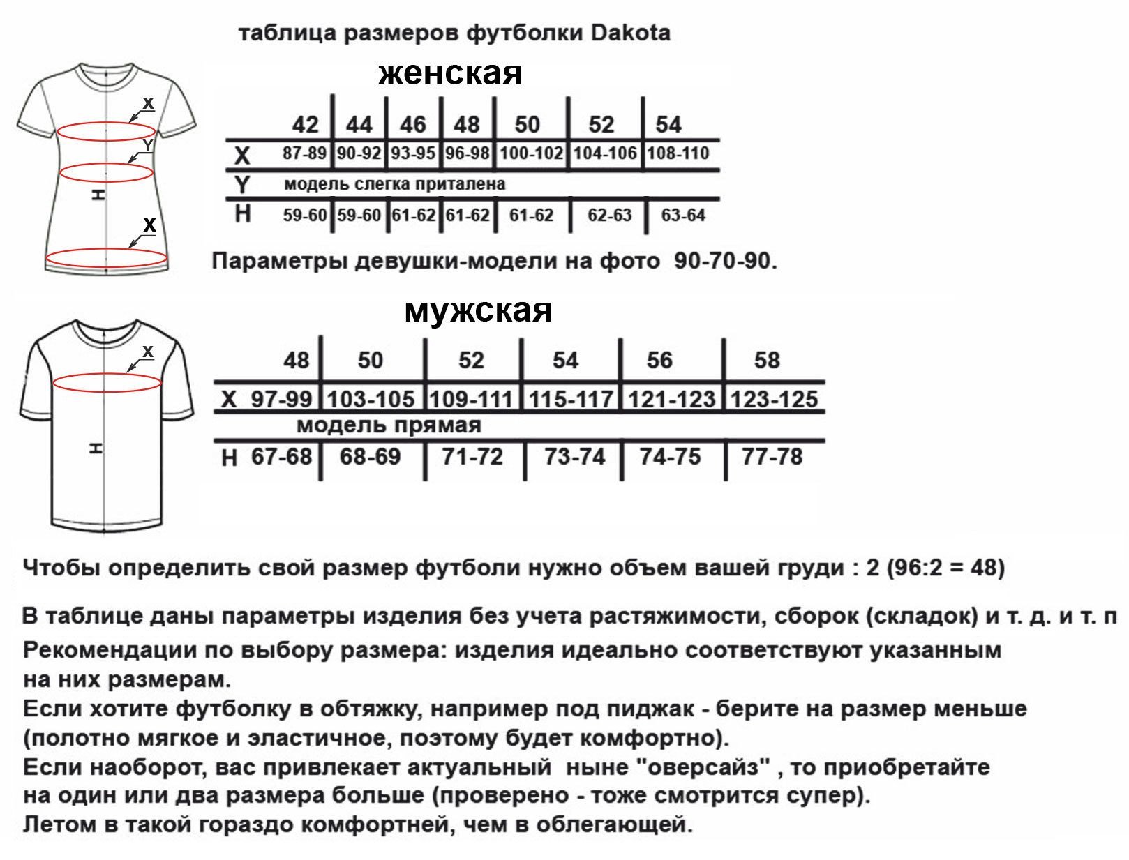Фото размерная сетка