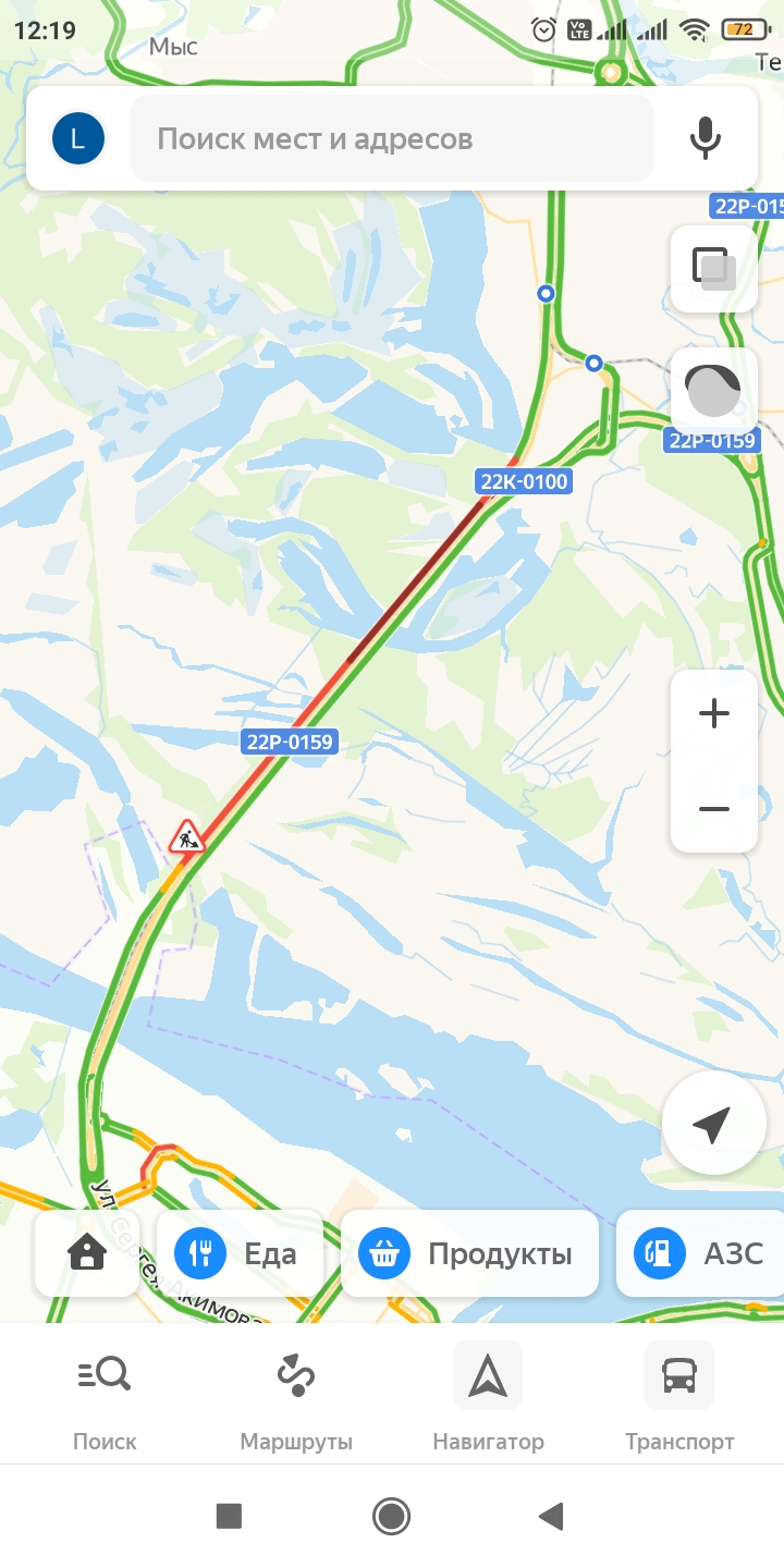 Пробка на борском мосту карта