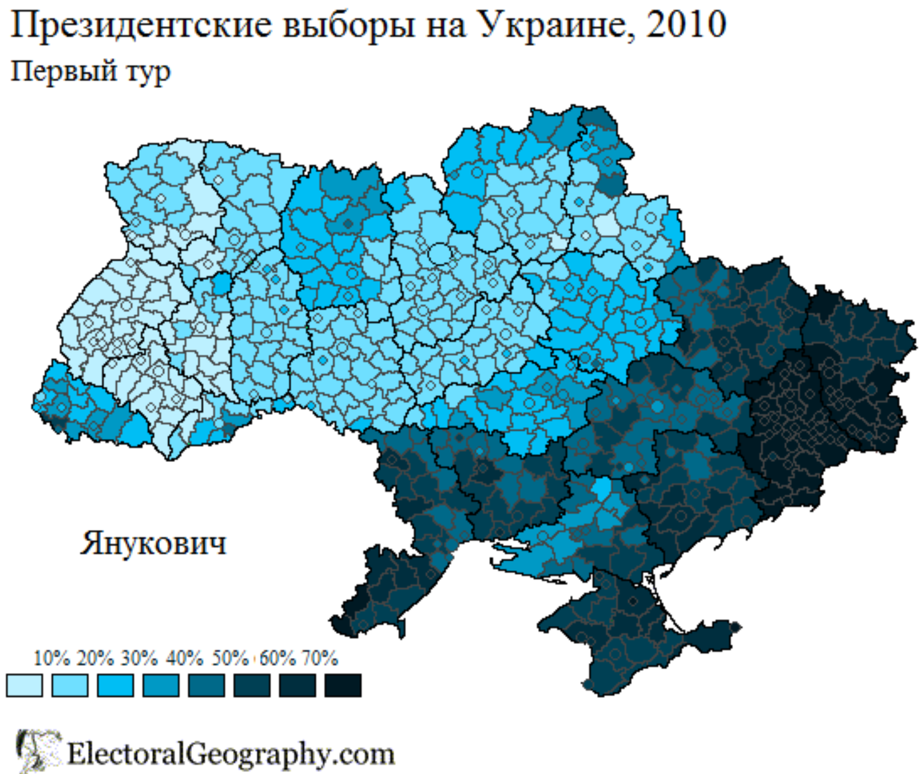 Электоральная карта украины