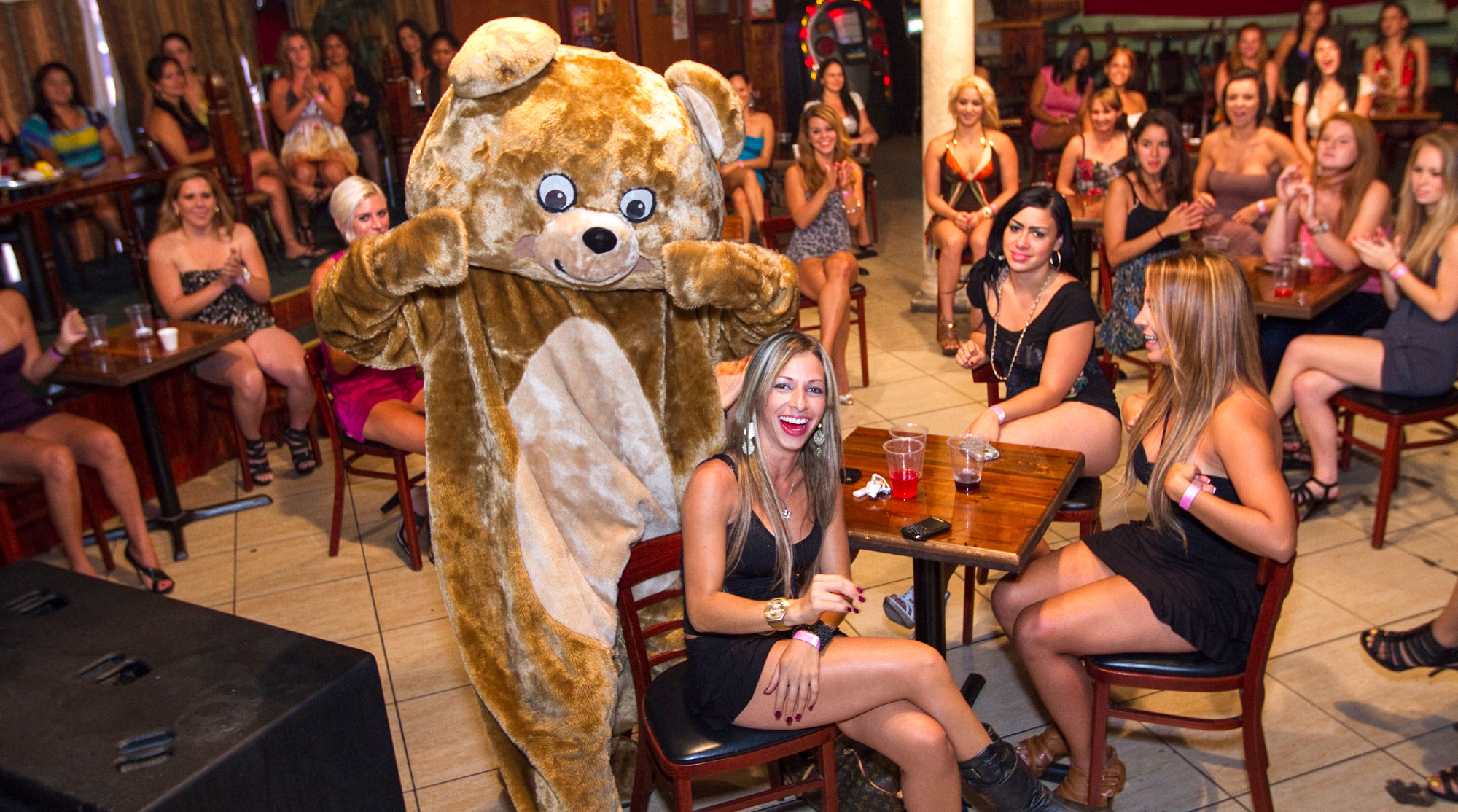 Bachelorette party dancing bears