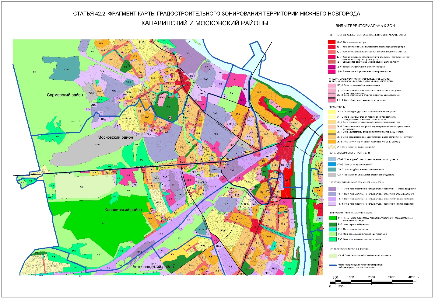 Градостроительный план нижегородской области