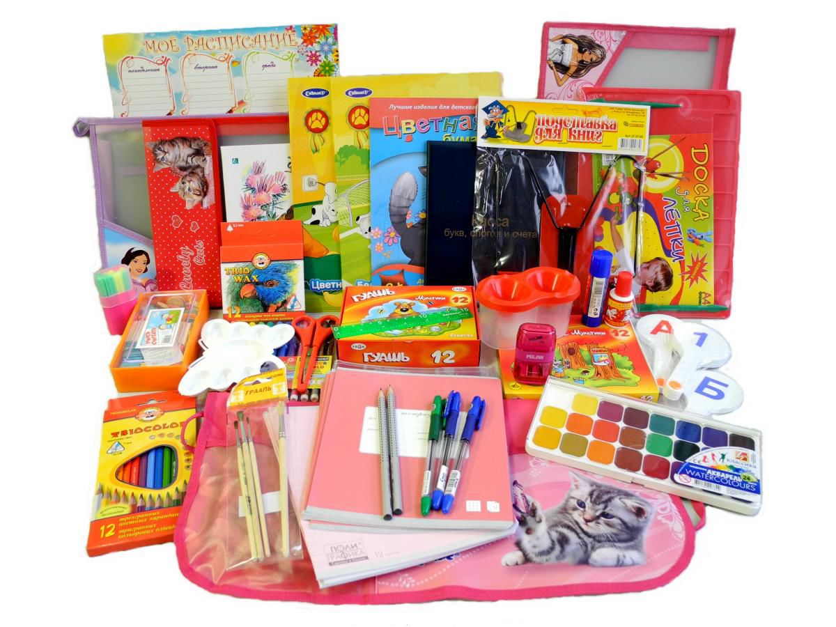 канцтовары для мальчиков. творческие наборы для детей. набор школьных принадлежностей для первоклассника. детский набор для школы. детский набор для школы.