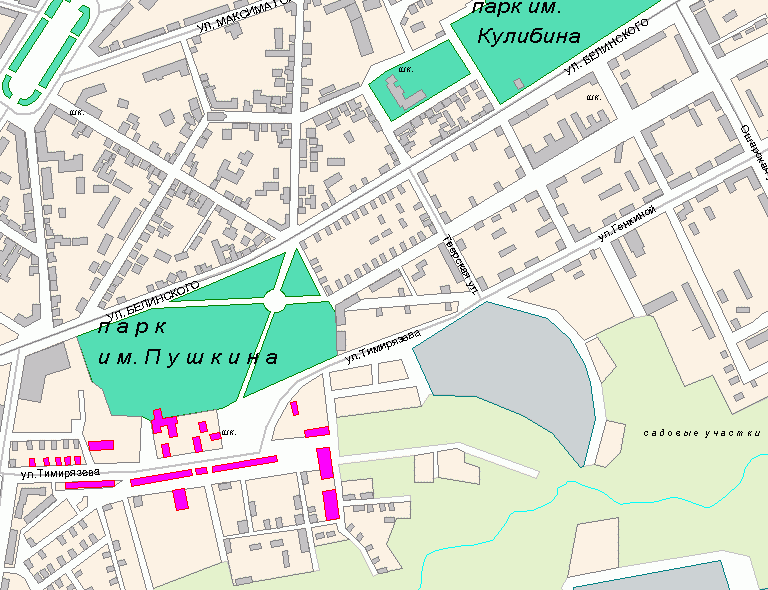 Парк кулибина карта