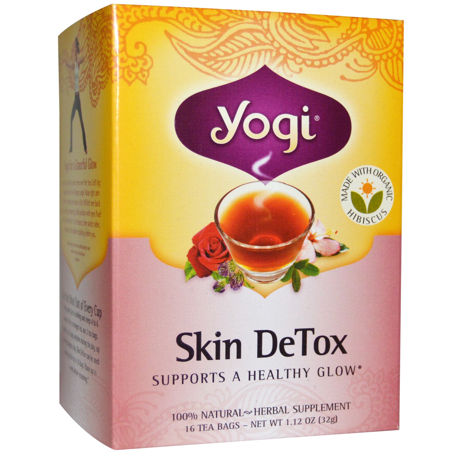 Yogi Tea, Skin DeTox Tea, 16 Tea Bags, 1.12 oz (32 g) .