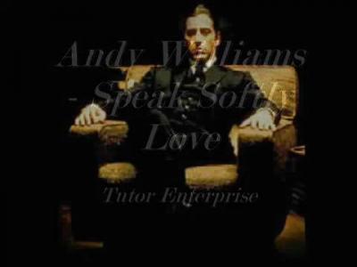 The Godfather - Andy Williams - Speak Softly Love with lyrics