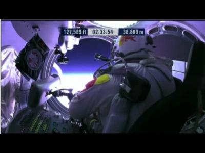 Freefall from the edge of space