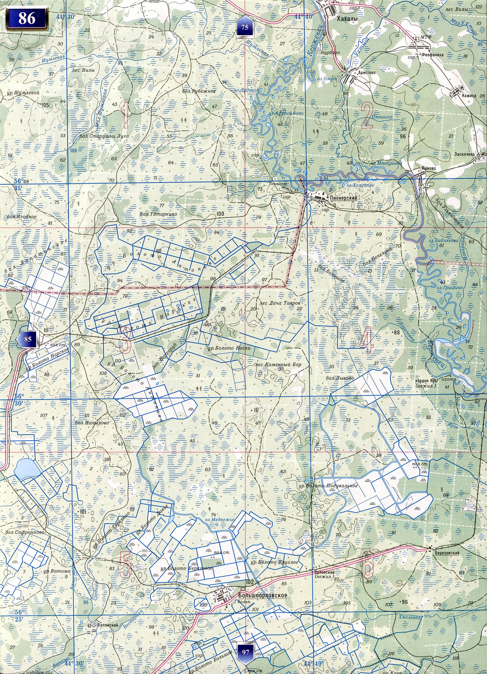 Рустай нижегородская область карта