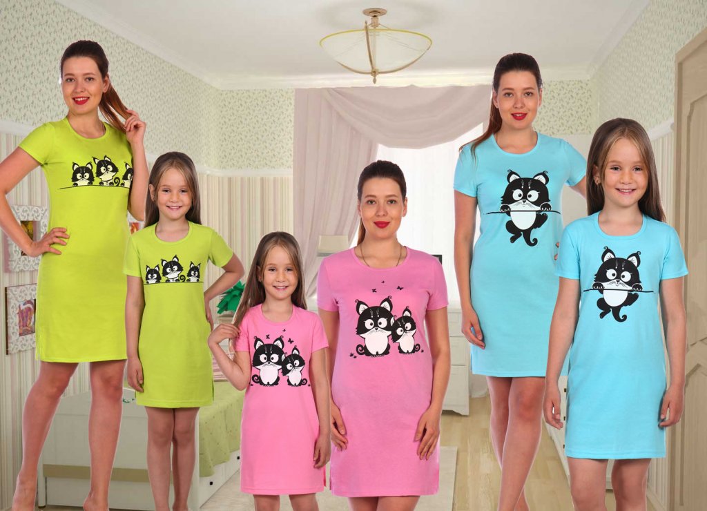 Домашнее Платье Из Трикотажа фото 13